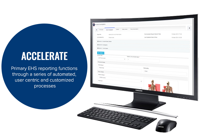 screenshot of TECH EHS Software